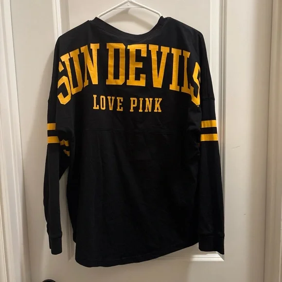 VS Pink NCAA Arizona State Sun Devils Spirit Jersey Size Medium Collegiate - Picture 3 of 5
